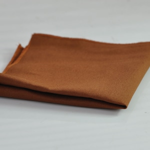 Pajarita de algodón marrón bronceado Pajarita bolsillo Pañuelo cuadrado Pañuelo Boda para hombres / Jóvenes / Niños Niños / Bebé Niño pequeño imagen 6