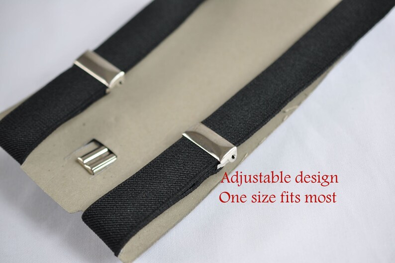 Black Elastic Suspenders Braces for Baby infant Boy Kids Youth Teenage Men Yellow Bees Honeycomb Honey Comb Print Cotton Bow tie