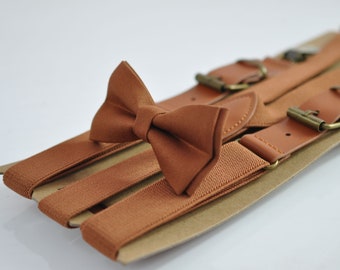 Adjustable Straps For Boys In Navy Blue And Brown - Total Eclipse | Tape à L'oeil - Foto 8