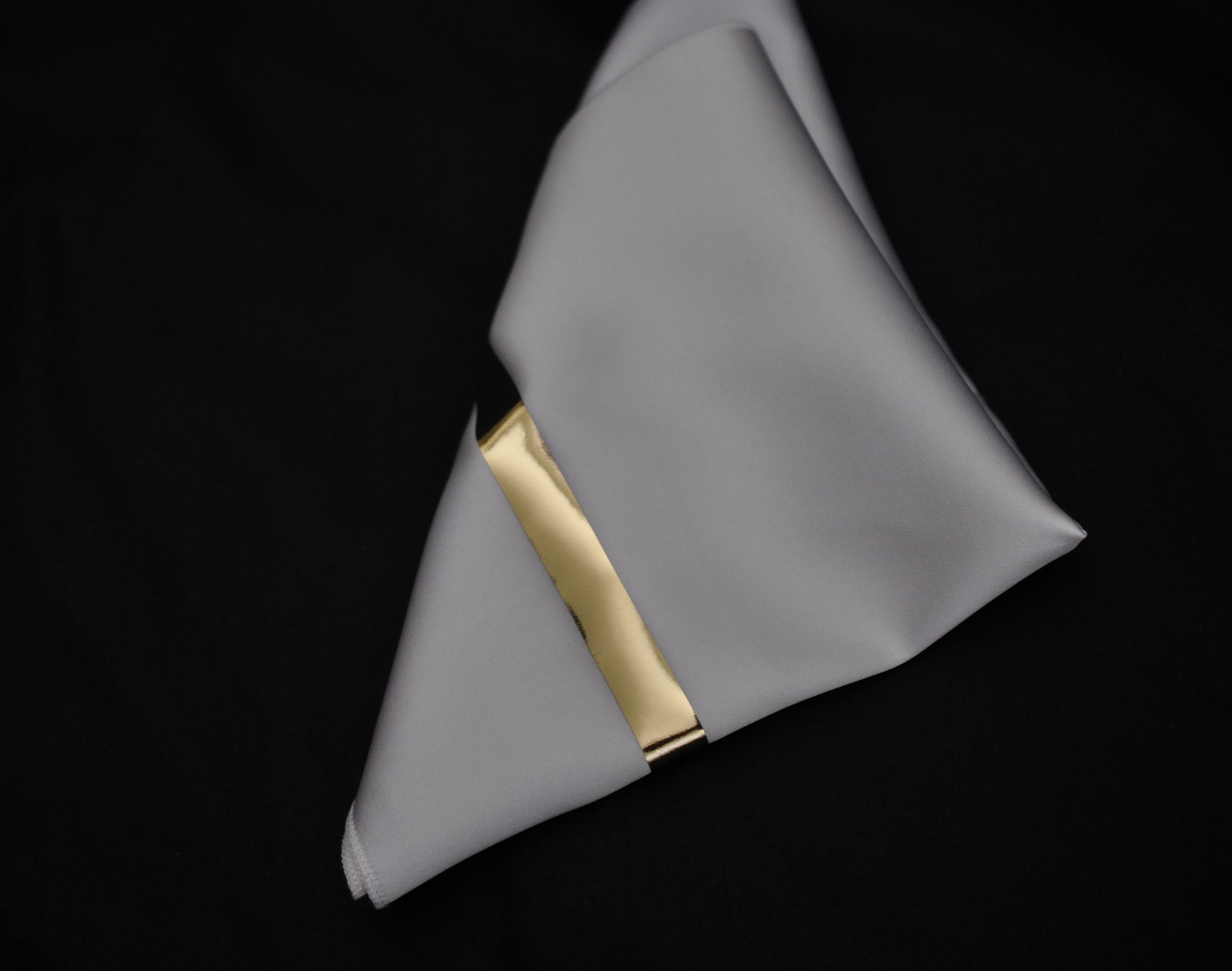 Men's Ivory Polyester Pocket Square Hankie – 10x10 Inch For Wedding, Prom, Formal Events