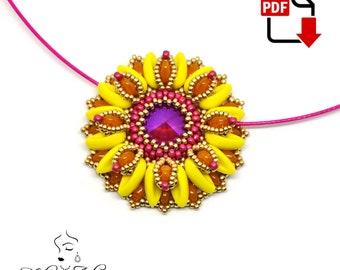 Revival Pendant - beading pattern
