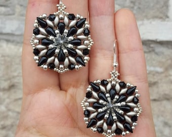 Return earrings- beading pattern