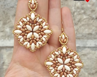 Earrings Antonella- beading pattern