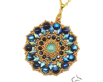 Galaxy Pendant- beading pattern