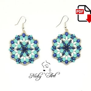 Earrings Air- beading pattern