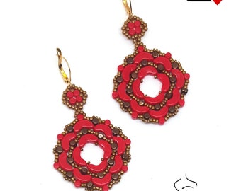 Earrings Rome - beading pattern