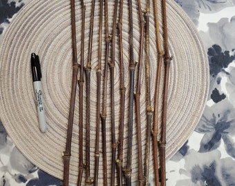 Wooden Dowels, 18cm X 9.5mm Wood Sticks, Macrame Hanger, Crafts 