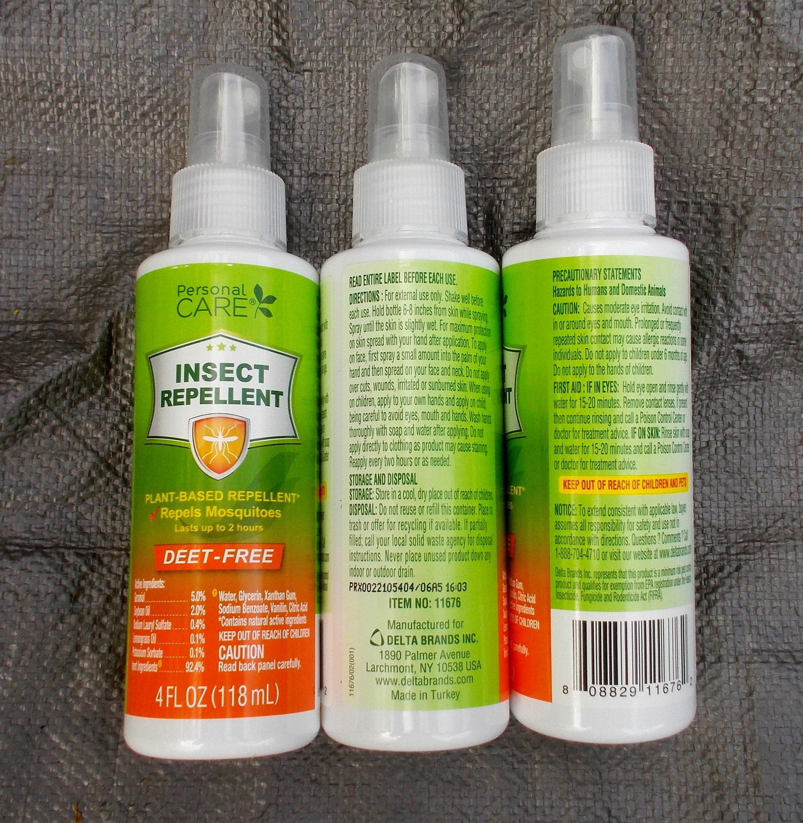 12 Bottles Deet FREE Insect Bug Repellent Plant Based 4oz. Ea Etsy