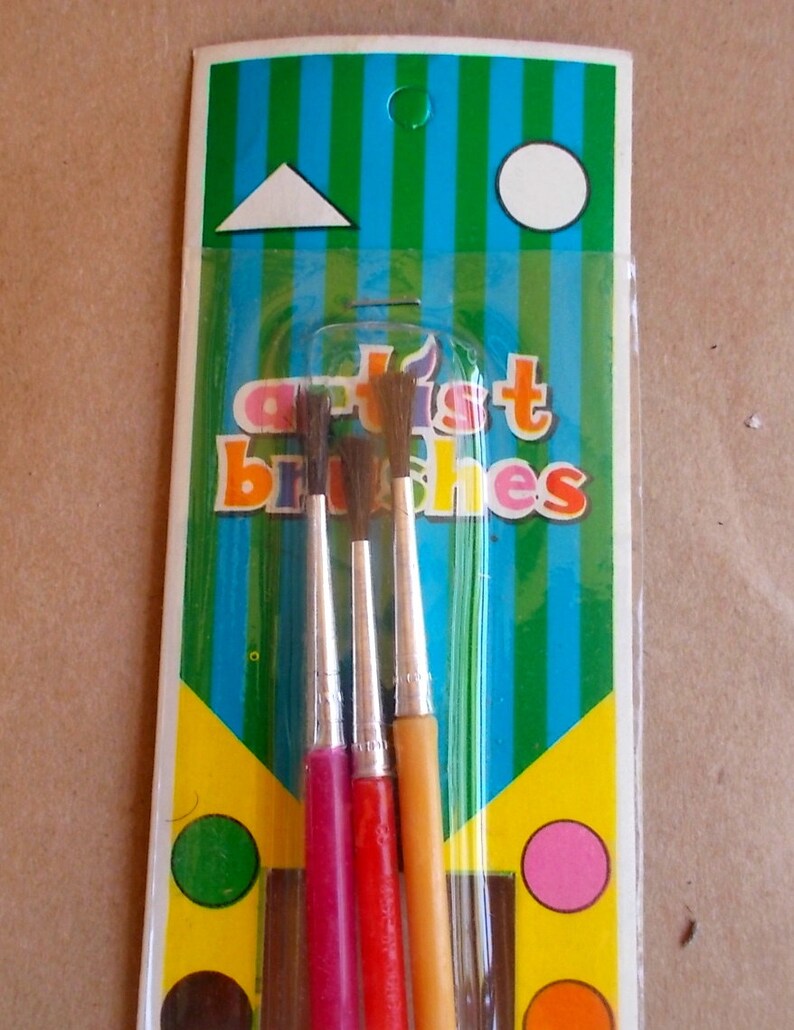 Vintage Hobby Model Artist Paint Brushes 10 Pkgs 30 Brushes Etsy