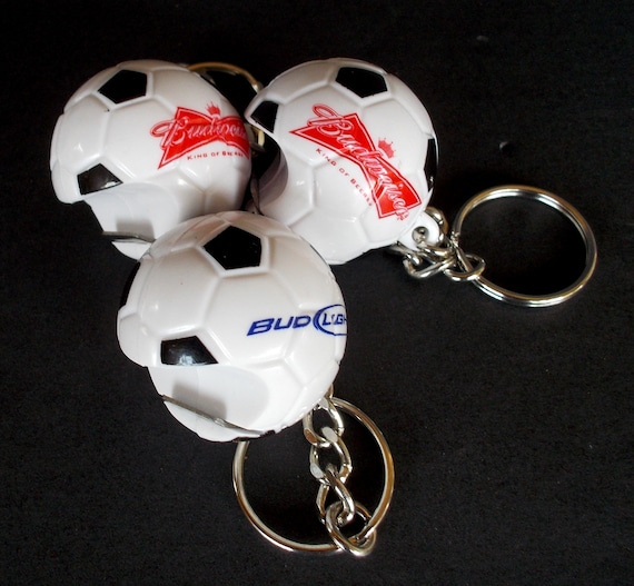 NEW Bud Light Beer Rubber Keychain Budweiser