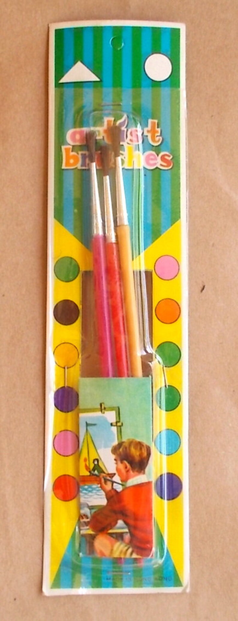 Vintage Hobby Model Artist Paint Brushes 10 Pkgs 30 Brushes Etsy