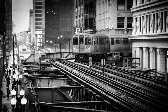 CTA Brown Line Chicago IL | Etsy