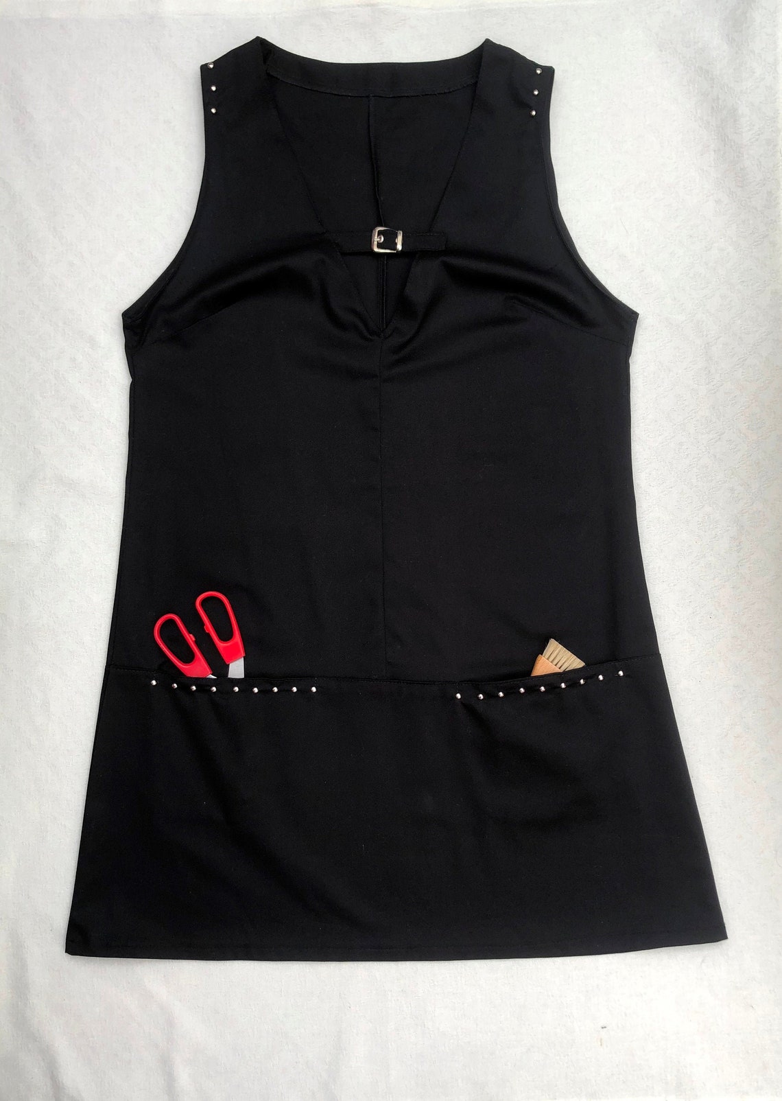 Hairdresser Tunic Black/Hair Stylist Uniform for Beauty Salon/ Etsy