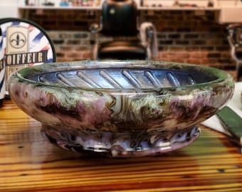 The "Abalone"  Textured Wet Shaving Lathering Dish, Pre-Order