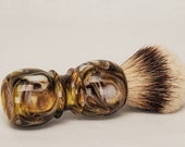 The quot Marigold quot 24mm Shaving Brush Your choice of badger knot, synthetic knot, or handle a la carte