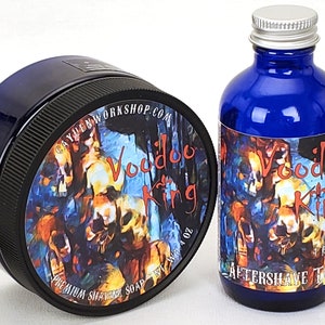 Voodoo King Shaving Soap & Aftershave  | Small Batch Artisanal Wet Shaving Products