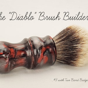 The "Diablo"  Shaving Brush Builder | Made to Order