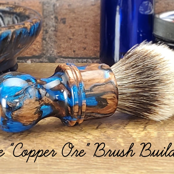 The "Copper Ore"  Shaving Brush Builder | Made to Order