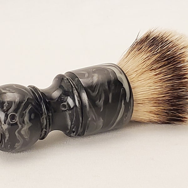 The "Domino" 28mm Shaving Brush| Your choice of badger knot, synthetic knot, or handle a la carte!