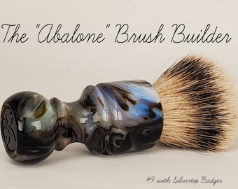 The "Abalone" Shaving Brush Builder | Made to Order