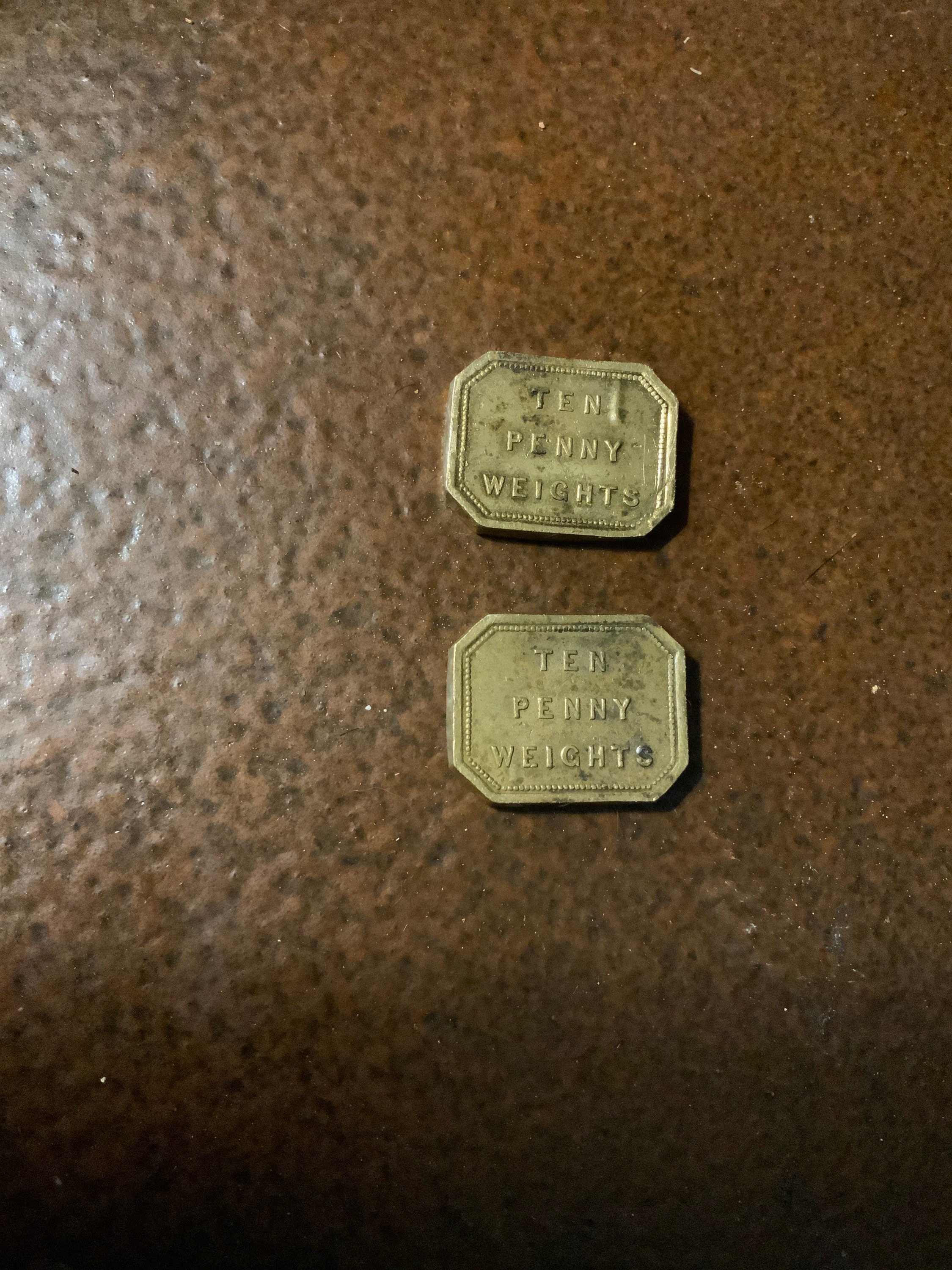 Standard W&T.A 10 Penny Apothecary Weights Etsy