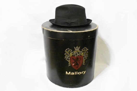 Vintage Mallory Cravenette Premier Quality Hat an… - image 1