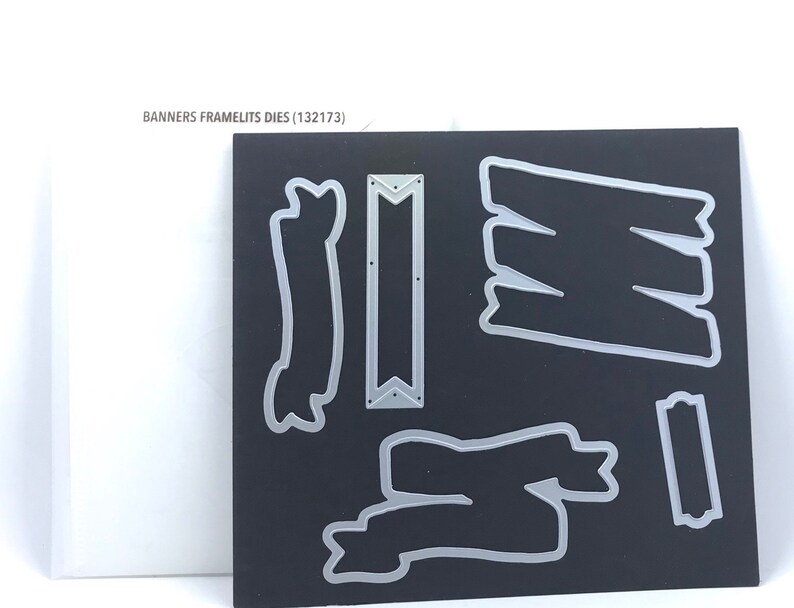 Stampin Up Banners Framelits Dies 132173 Etsy