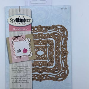 Spellbinders S5026 Labels Twenty 20 Nestabilities Die Cut/emboss/stencil  New in Packaging 
