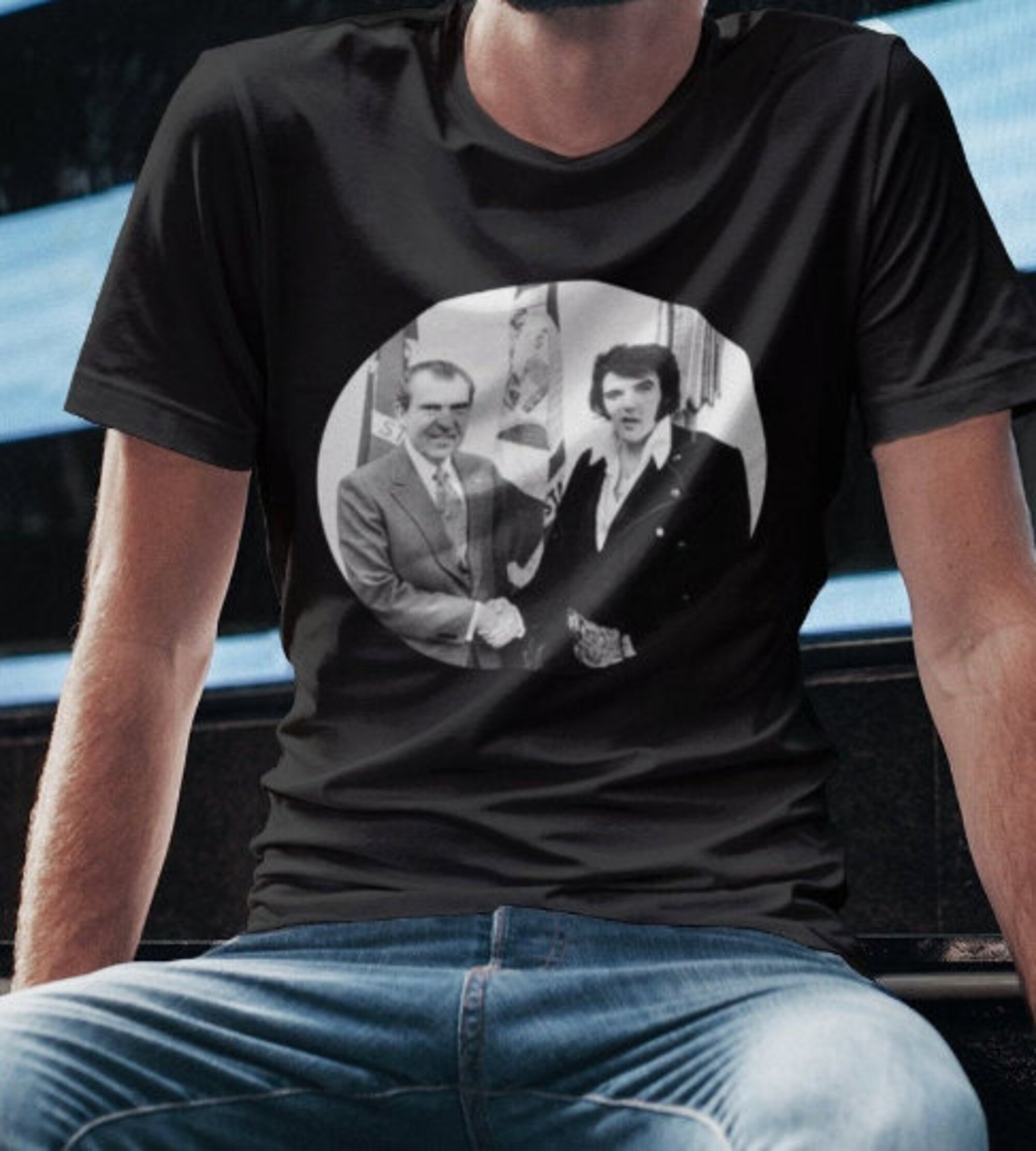 Discover Elvis and Nixon Shirt