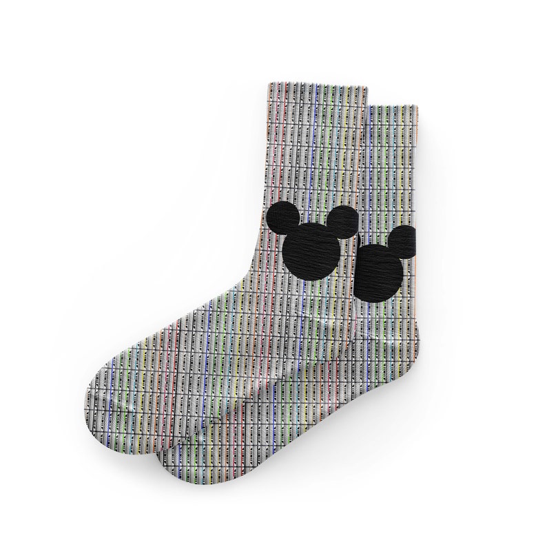 Disney Monorail Socks Disney Socks Walt Disney World Mickey Etsy