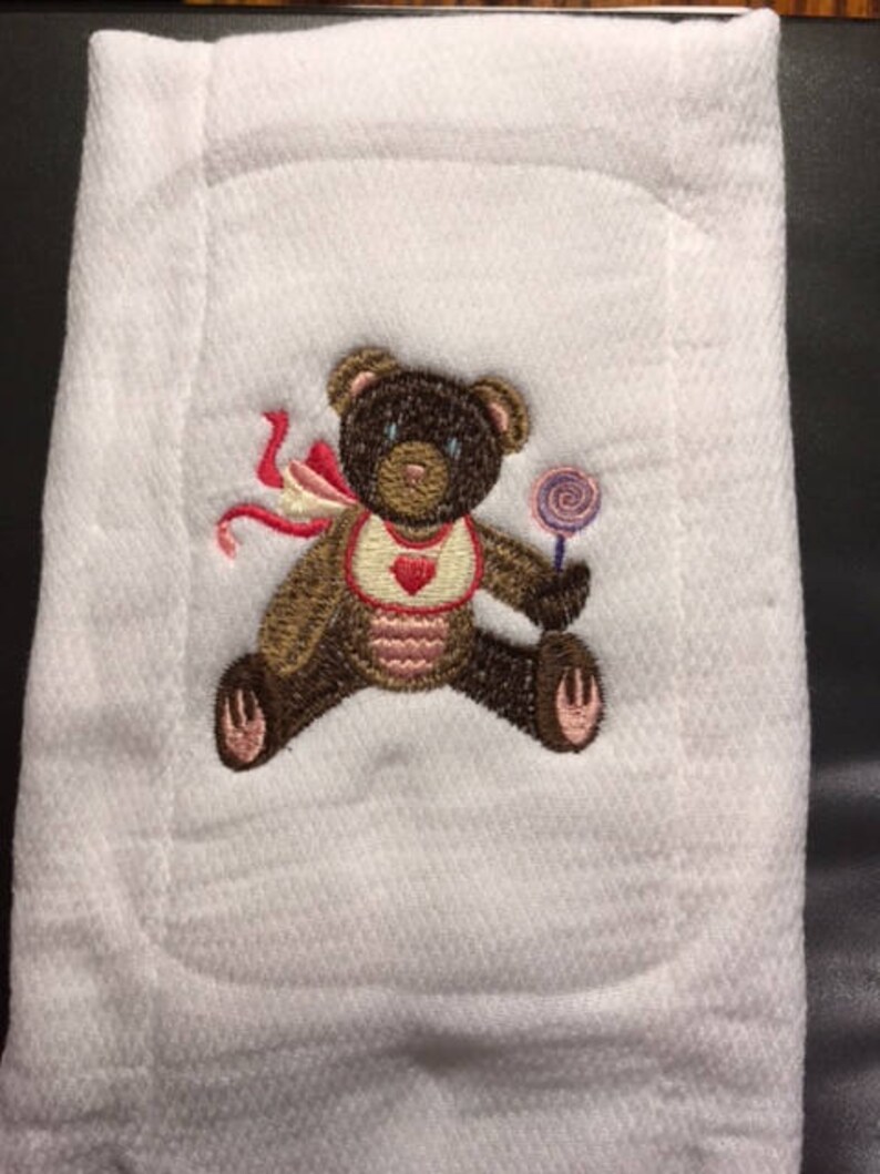 Baby Bear Burp Cloth image 1