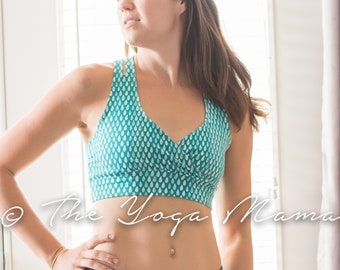 Premium Lounge Bra - Sexy Strappy Cross Back - Pull Down Nursing Bra- Custom Bra - Cross Front - Sleeping - Maternity - Comfy - Postpartum