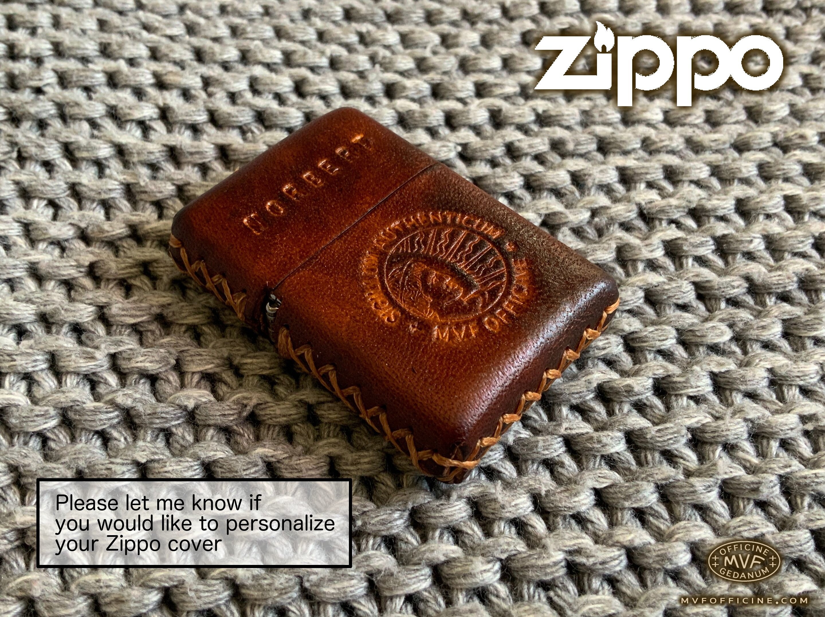 Zippo Lighter Holder Zippo Case Leather Lighter Case 7th 