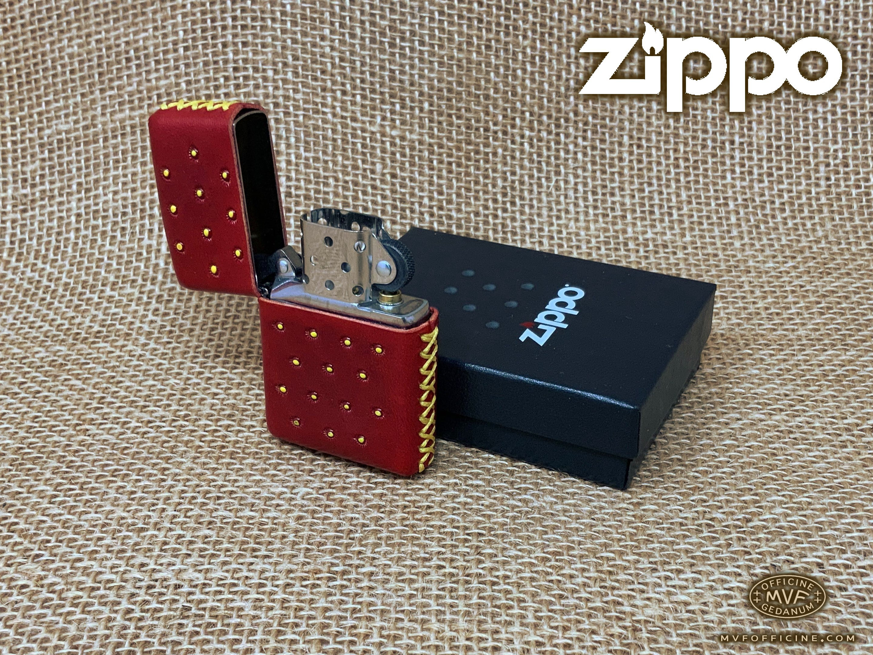 Zippo lighter with leather cover Zippo brand lighter Etsy