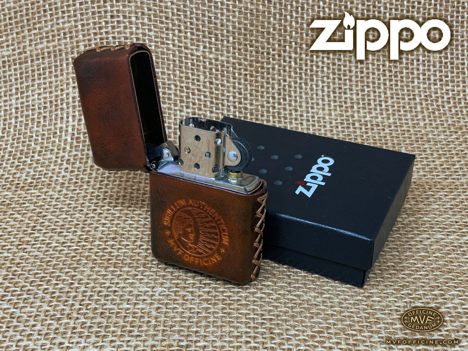 Zippo Lighter With Leather Cover zippo Brand Lighter Etsy