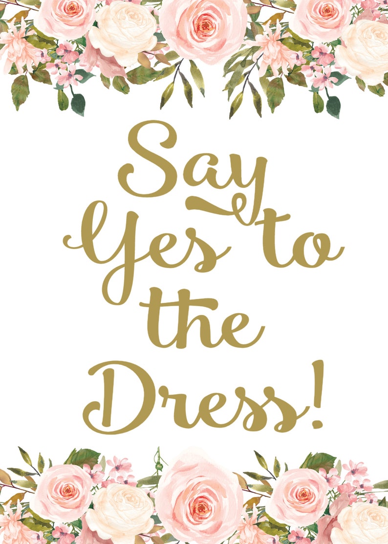 Say Yes to the Dress Signs I Said Yes to the Dress Paddles Etsy Say Yes to the Dress Signs I Said Yes to the Dress Paddles Etsy