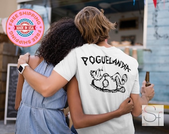 Maglietta con bandiera di Poguelandia – Pollo in Crocs, maglietta Outer Banks Pogue Life