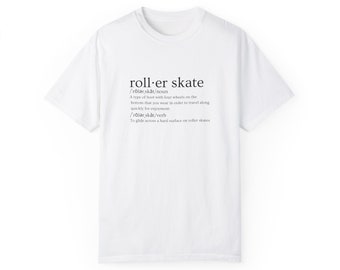 Rollerskate definition T-shirt | comfort colors shirts | Rollerskating tshirts | Vintage roller skate gift