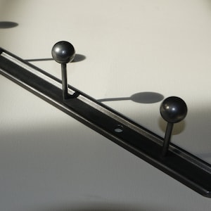 Cloakroom bar &quot;Maschinenhaus&quot; Hook strip, wardrobe, coat hooks, hanger