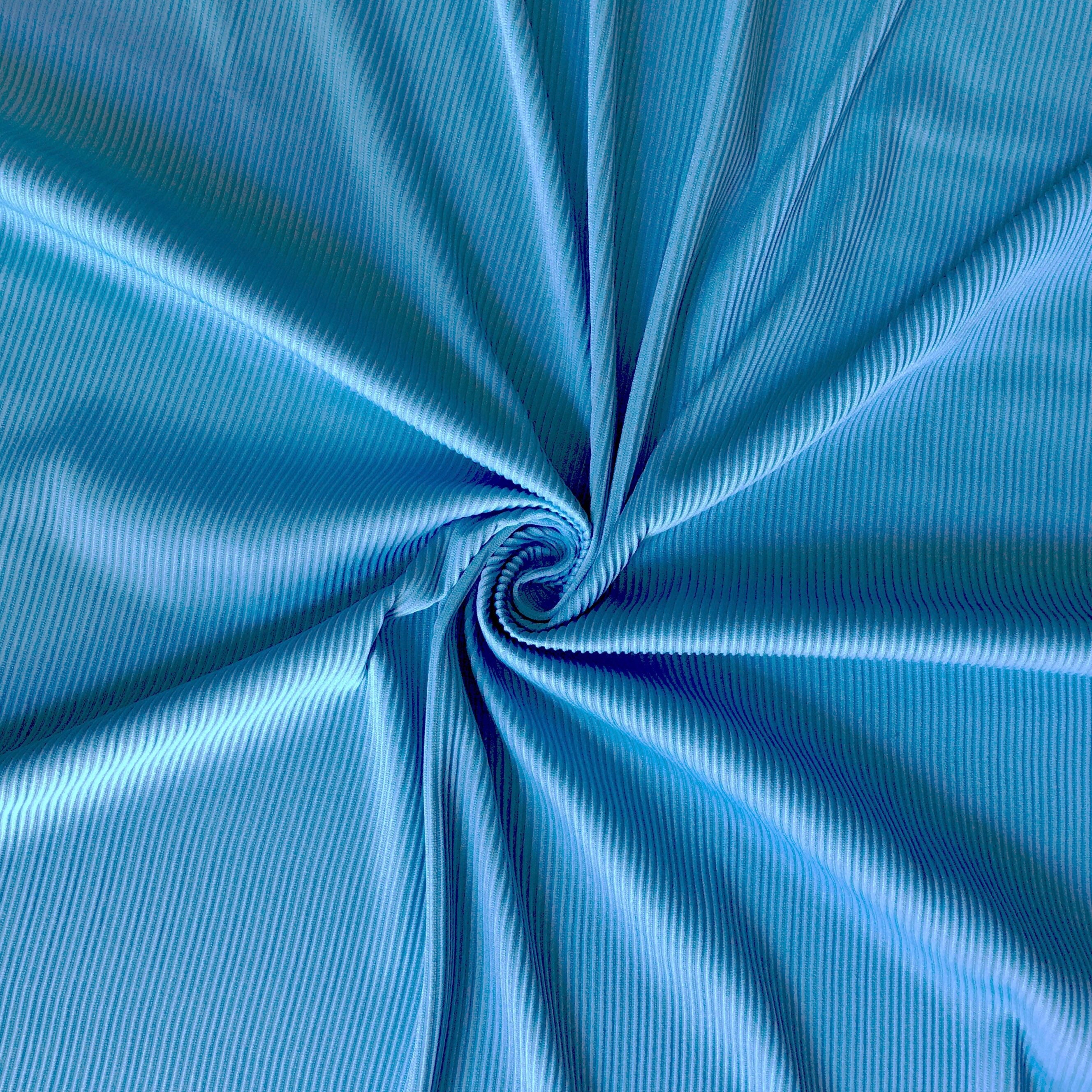RIBBED SWIMWEAR Fabric Matte Maui Blue Color Ribbed Swimwear Etsy
