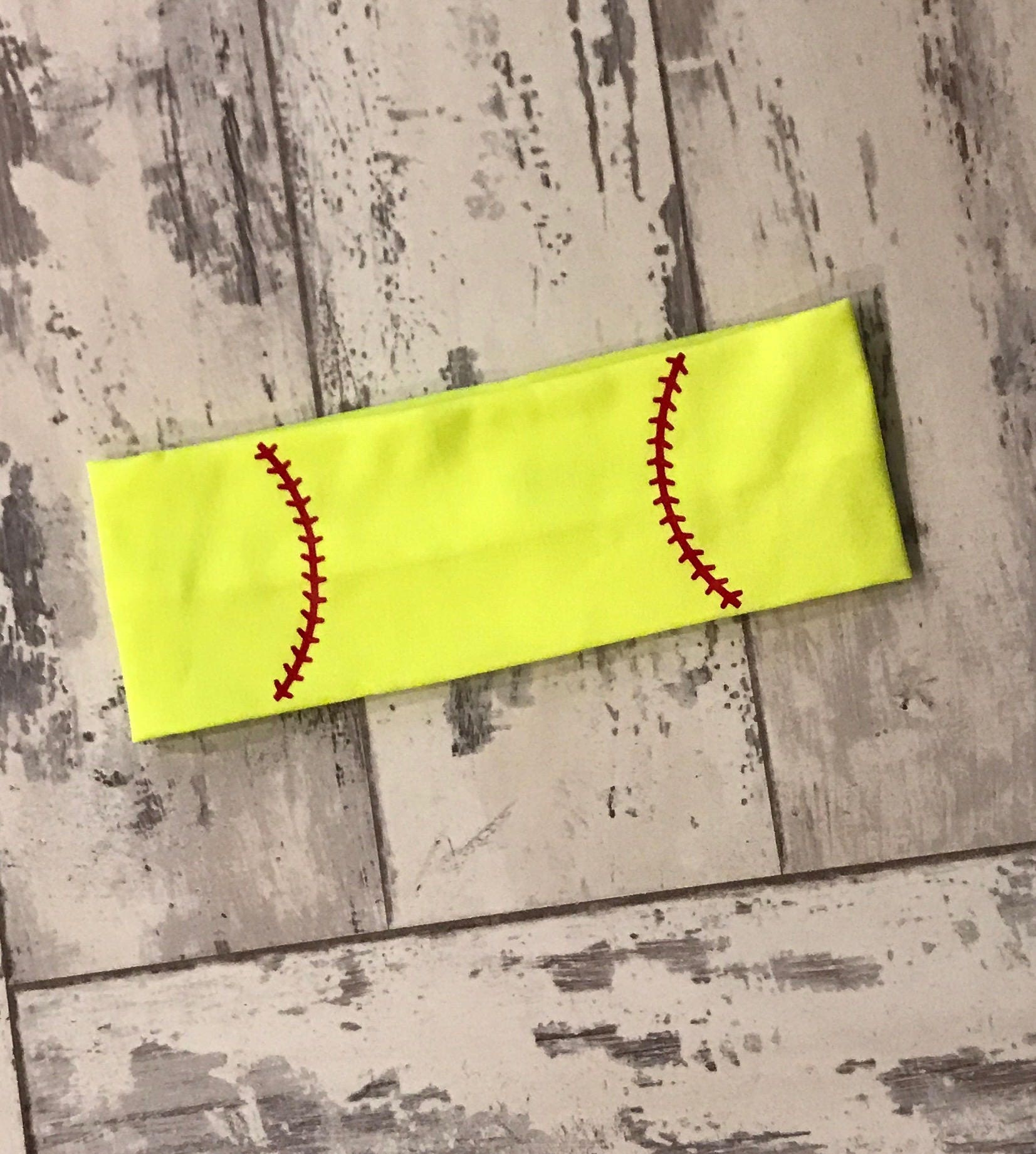Softball Headband Monogram Etsy