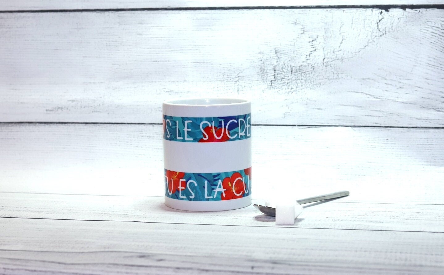Mug Café Pour Déclarer Sa Flamme, Mug à Message Je Suis Le Sucre Tu Es La Cuillère, Cadeau Romantiqu