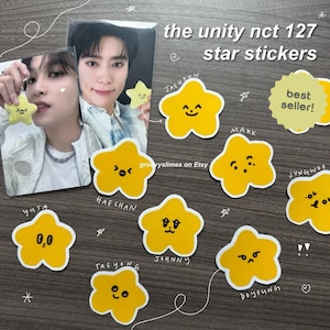 CUSTOM nct 127 the unity starfish stickers | nct merch, ncit sticker, nct 127, nct dream, wayv, kpop merch, kpop merchandise, nct, kpop