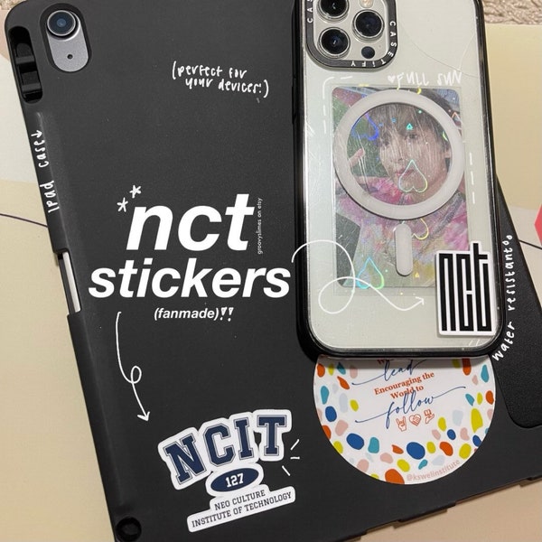 nct stickers | nct merch, ncit sticker, nct 127, nct dream, wayv, kpop merch, kpop merchandise, nct, kpop, kpop sticker