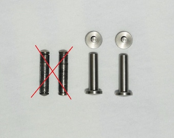 La Pavoni Europiccola UPGRADED Stainless / Brass lever pin set