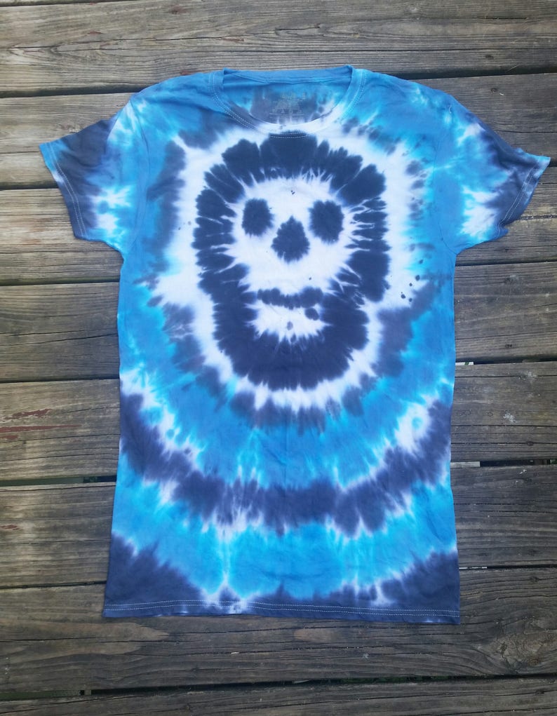 how to make a skull tie dye shirt