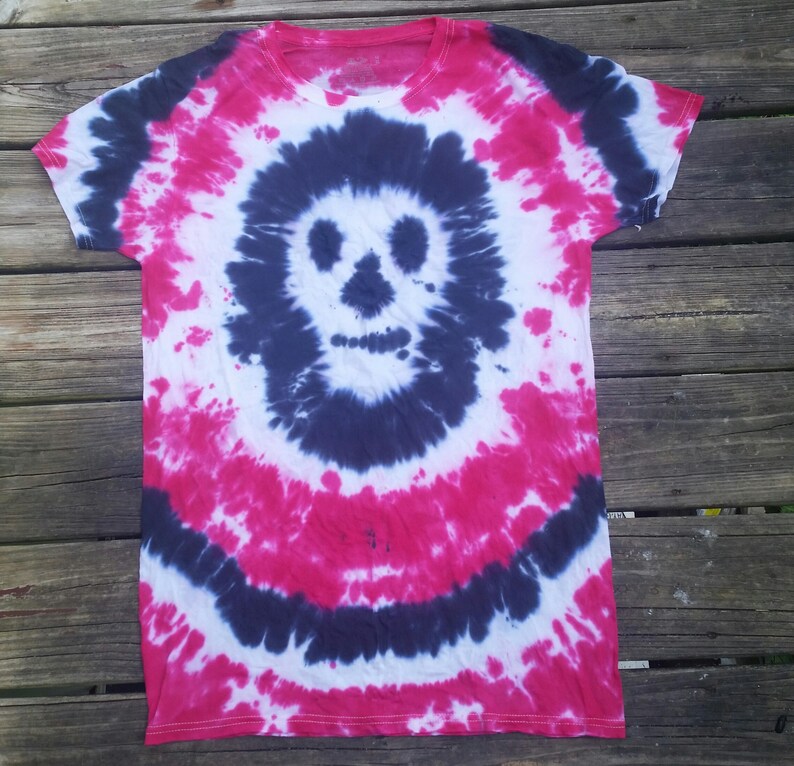 how to make a skull tie dye shirt