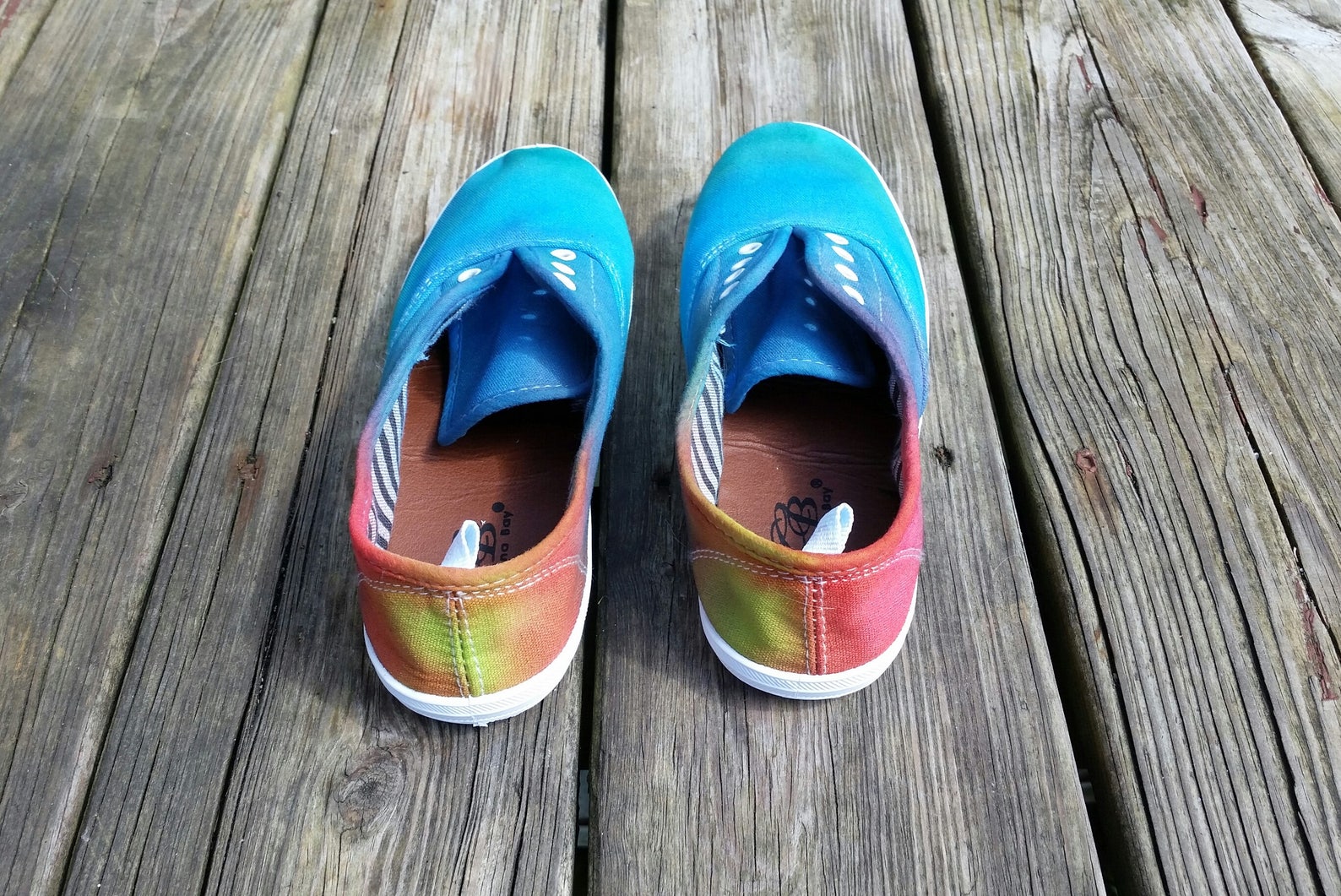 Tie dye shoes tiedye shoes canvas shoes rainbow shoes Etsy