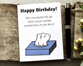 Old Age Birthday Card | Sarcastic and Funny Over the Hill Joke