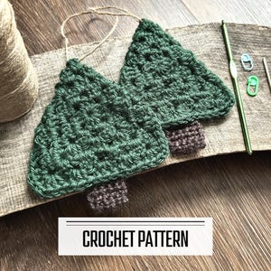 Crochet Christmas Ornament Pattern, Beginner Friendly Granny Square